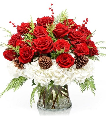 Christmas is Calling Bouquet - Click Image to Close